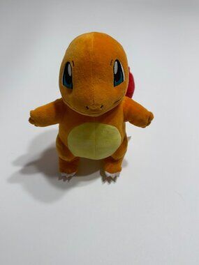 Pokemon Charmander Plush 2021 Jazwares Nintendo Stuffed Animal Toy Orange 8 Inch